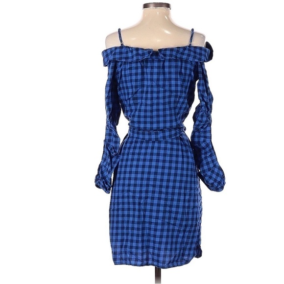 Guest Editor Plaid Button Down Dress | SIZE XS - Picture 2 of 3